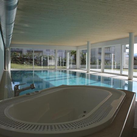 Indoor Swimming Pool, Sauna, Fitness, Private Gardens, Spacious Modern Apartment Lugano Buitenkant foto